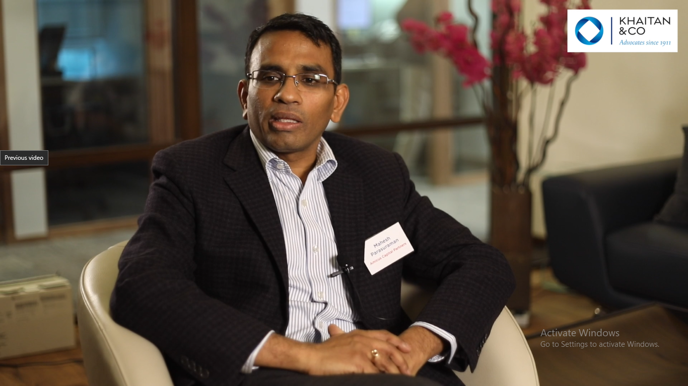 Mahesh Parasuraman of Amicus Capital Partners shares his views