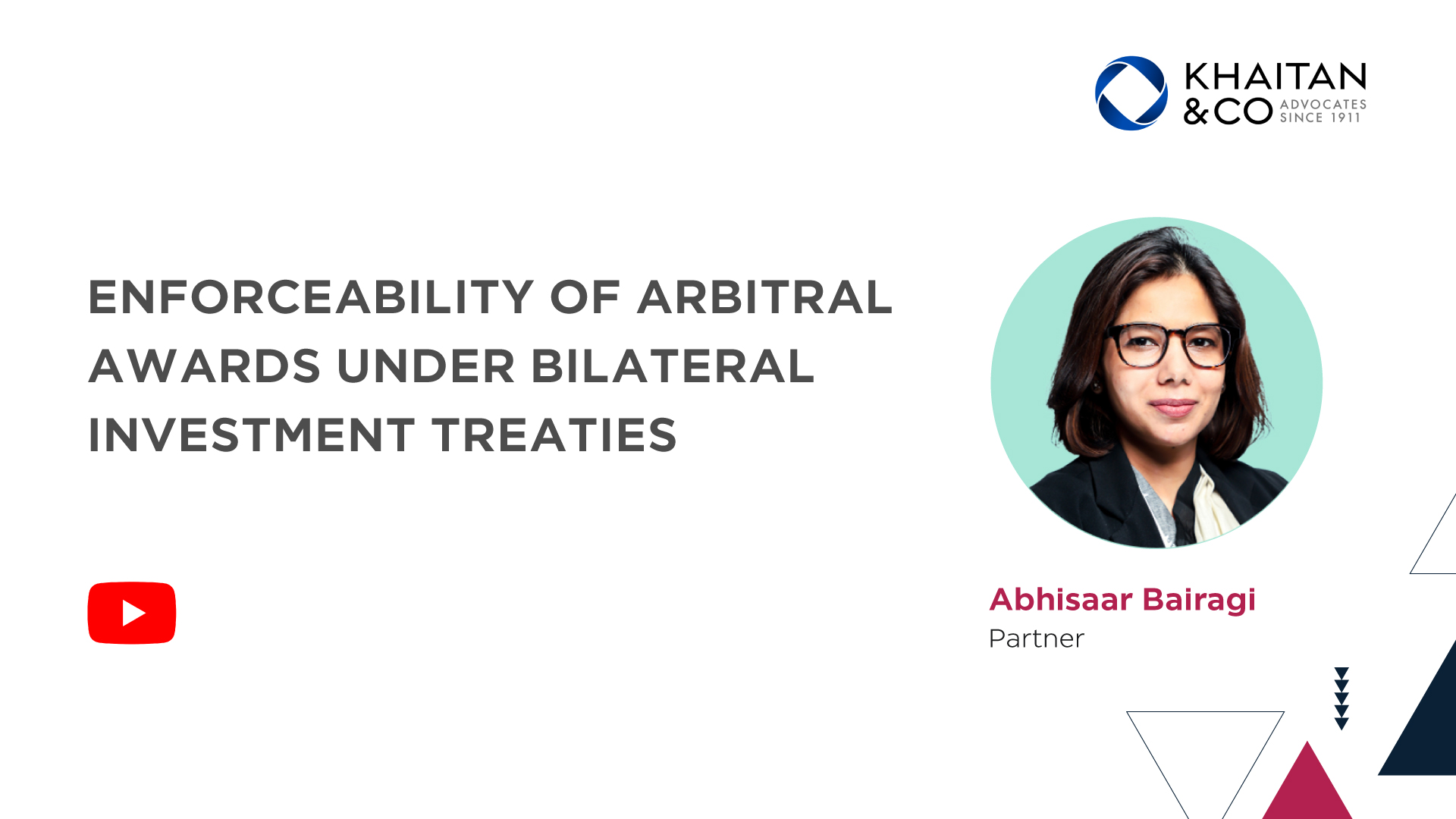 Enforceability of arbitral awards under Bilateral Investment Treaties
