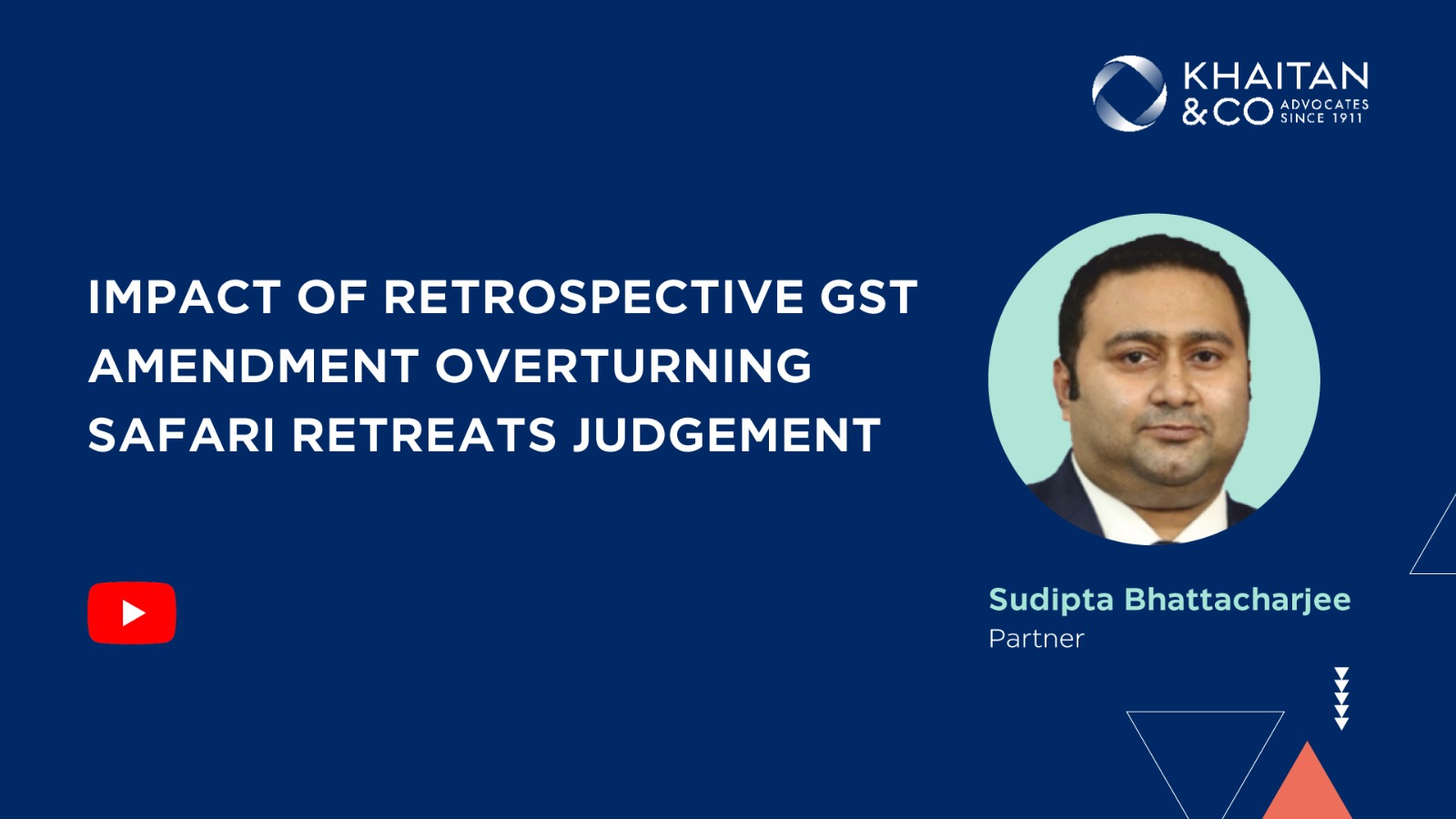 Impact of retrospective GST amendment overturning Safari Retreats Judgement