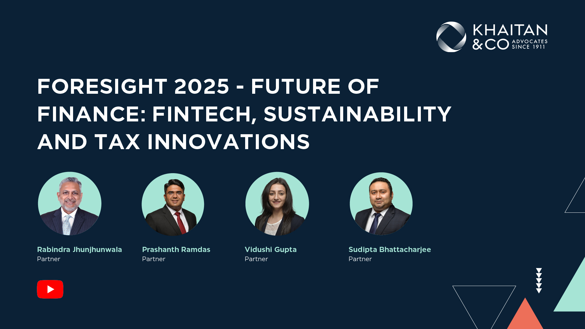 Foresight 2025 - Future of Finance: Fintech, Sustainability and Tax Innovations